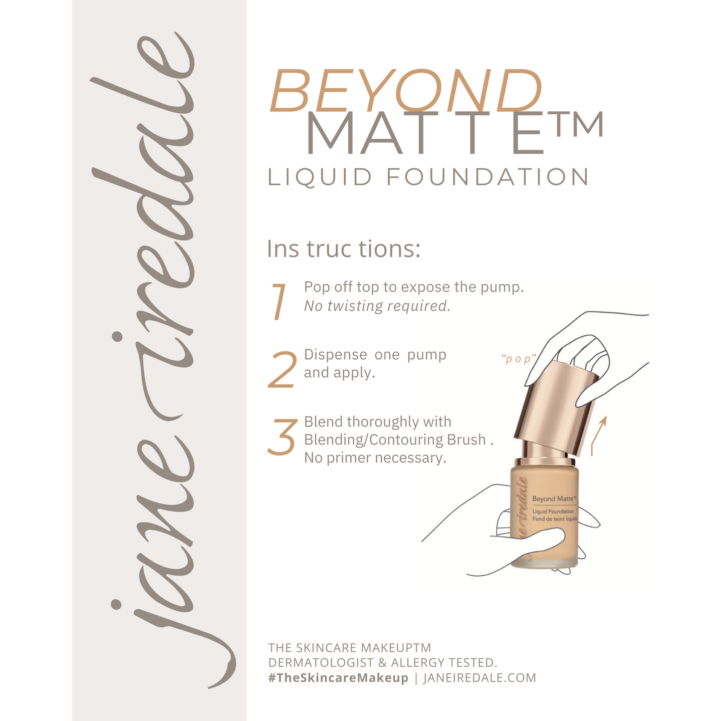 Jane Iredale Beyond Matte Liquid Foundation - M6